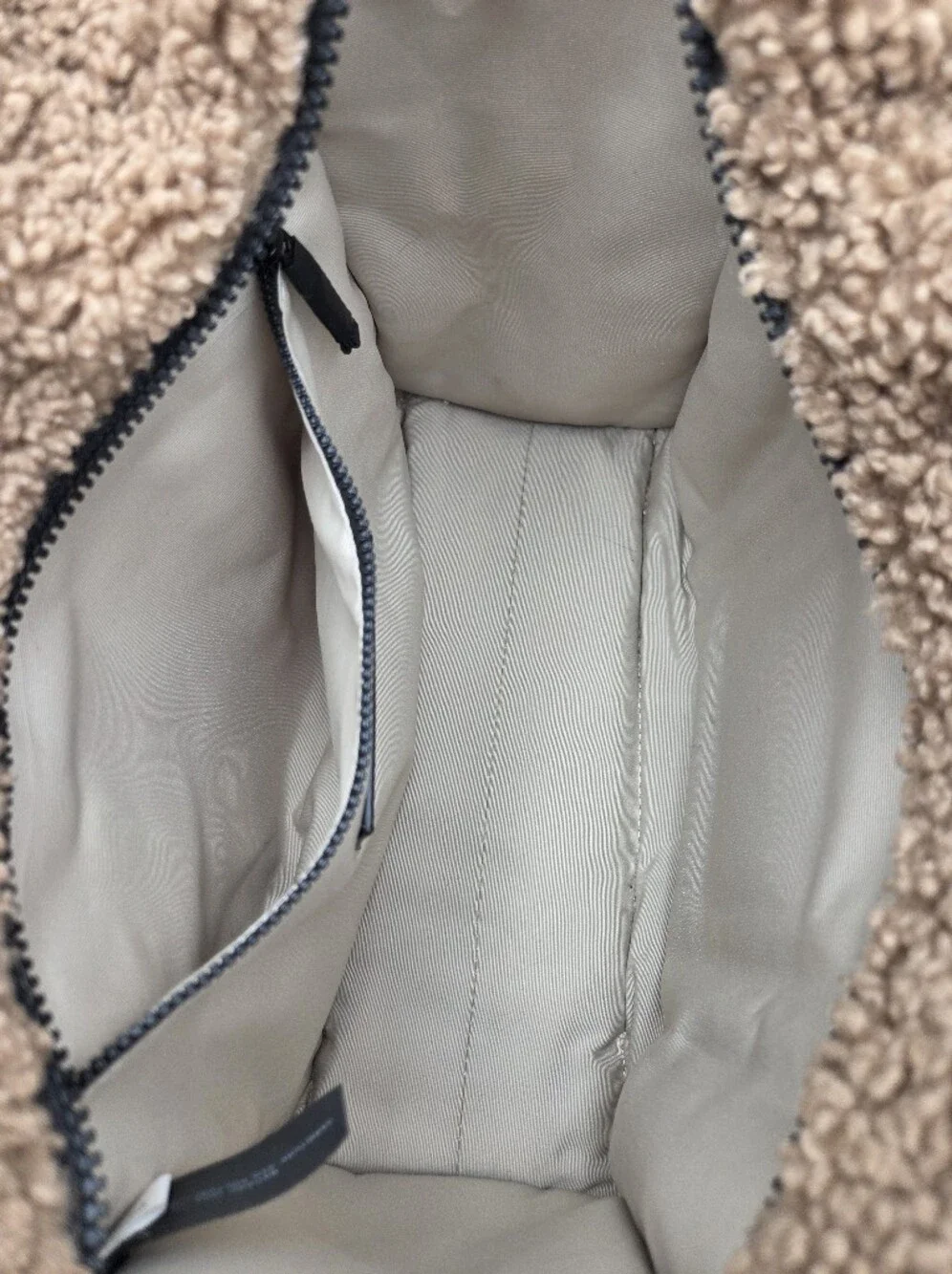 Marc Jacobs Teddy Brown Shearling Tote